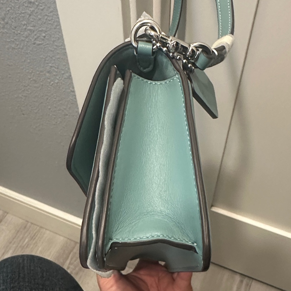 Coach GLV Juno Aquamarine Crossbody/Shoulder/Top Handle Bag - Picture 4 of 14
